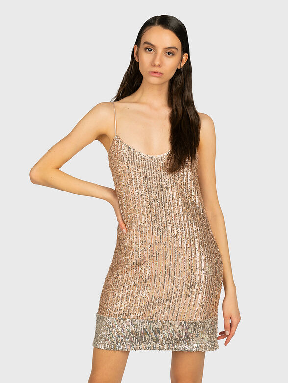 liu jo sequin dress Buy Liu Jo Dress - Brown At 9% Off