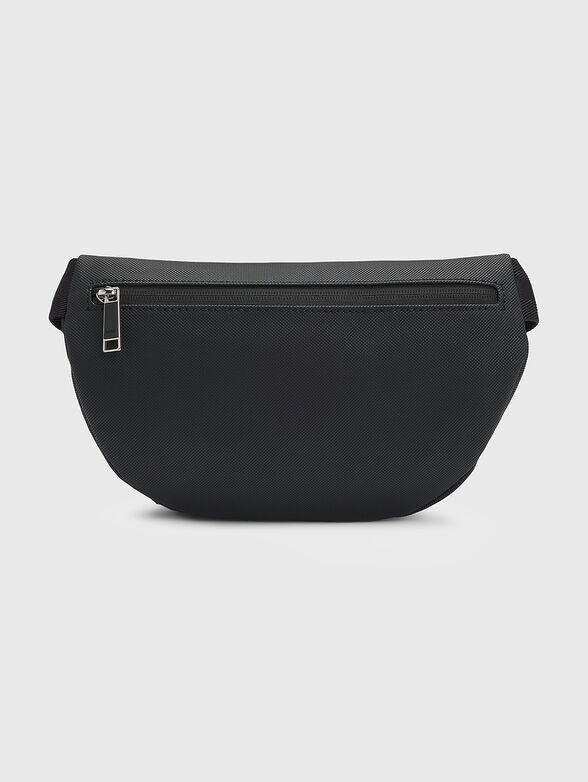 Black waist bag with logo - 3