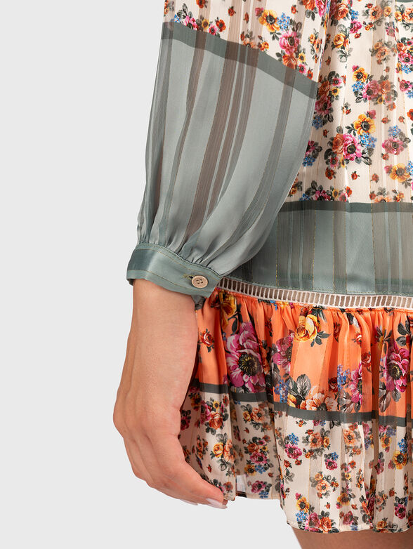 DANIELLE mini dress with belt - 5