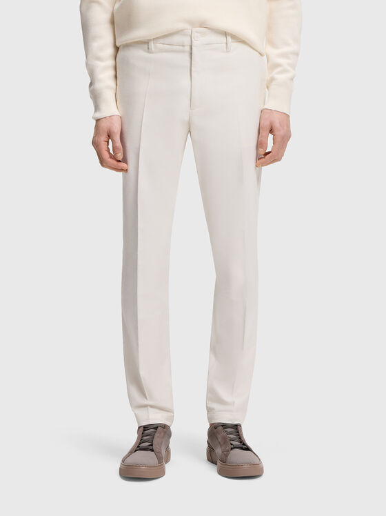 Dark blue pants with crease  - 1