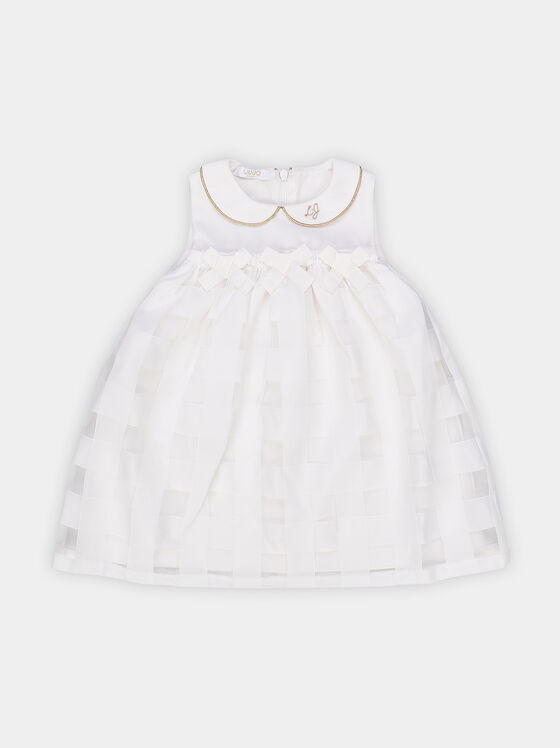 Рокля от две части със златисти детайли - 1