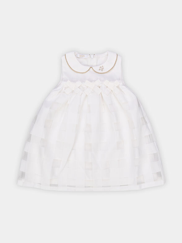 Two-piece dress with gold details - 1