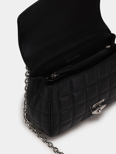 Quilted leather bag - 5