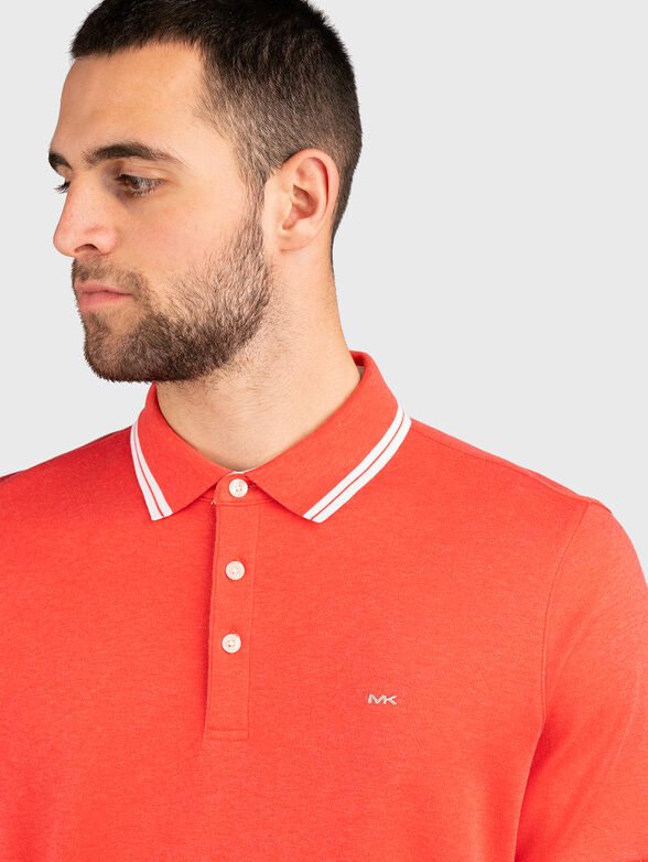 Polo shirt with contrast stripes - 4