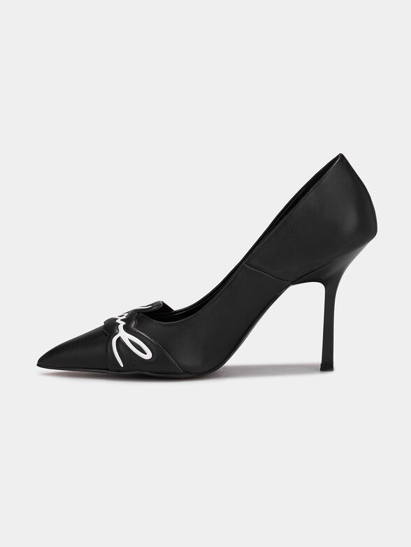 SARABANDE Black leather shoes - 4