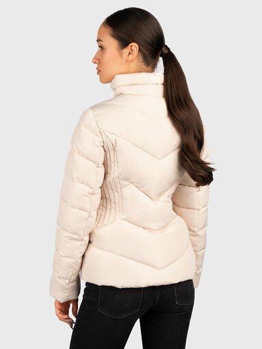 Down jacket with quilted effect  - 3