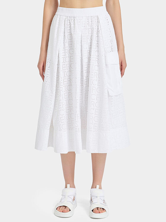 Skirt with Sangallo logo effect - 1