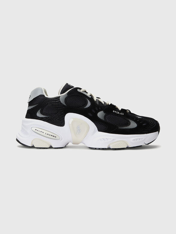 Sports shoes with suede elements - 0