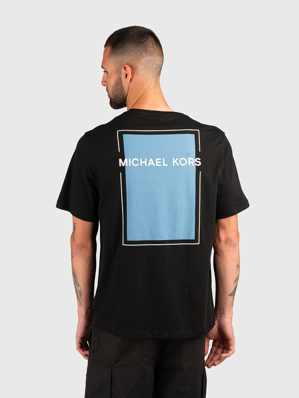 Cotton T-shirt with accent back - 2