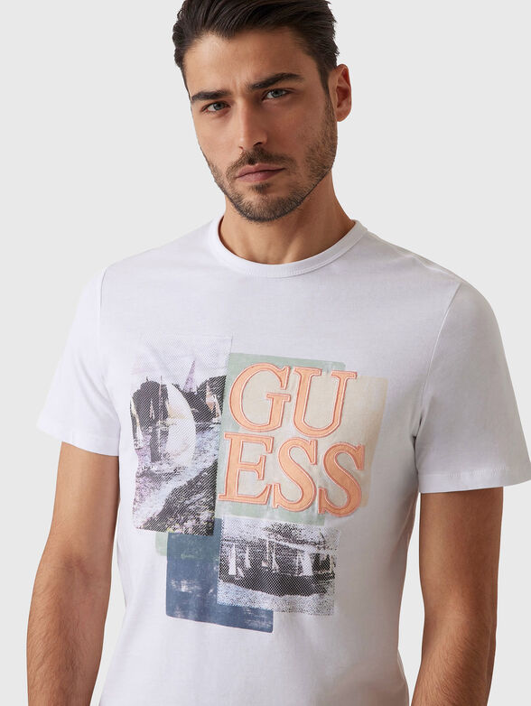 Slim T-shirt with print - 4