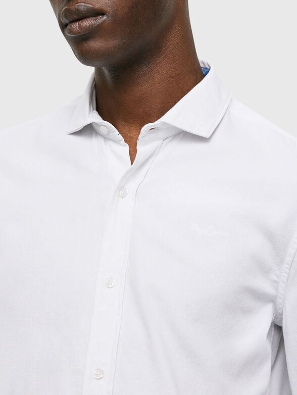 FINBAR white shirt with long sleeves - 4