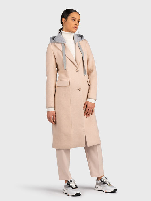 BARBARA coat with removable hood
