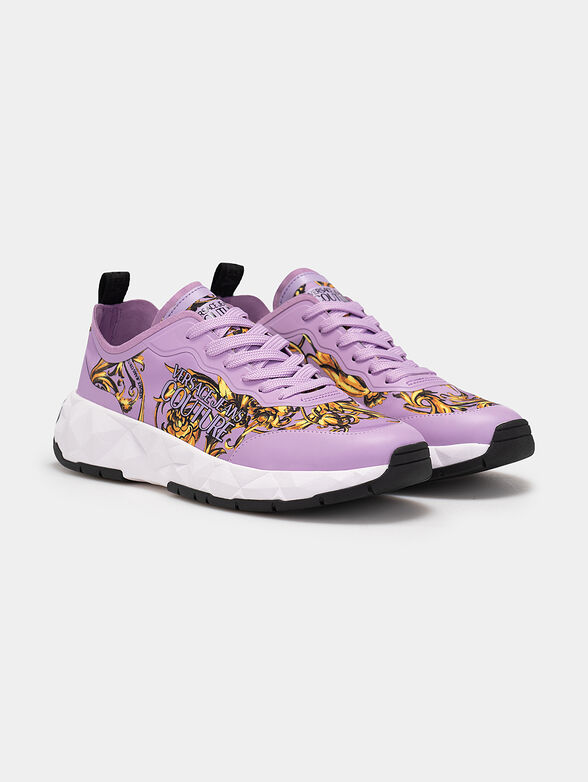 ATOM sneakers with аnimal print - 2