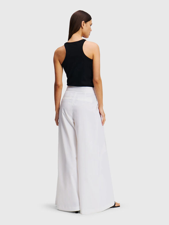 Trousers with high waist and wide legs - 2
