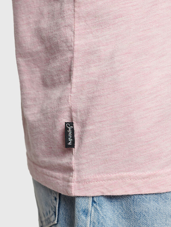 VINTAGE purple T-shirt with logo detail - 3