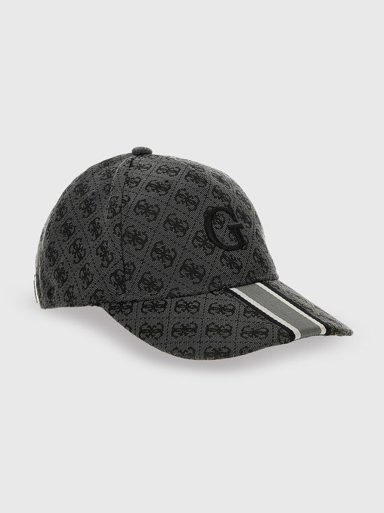 Бейзболна шапка с монограмен принт - 1