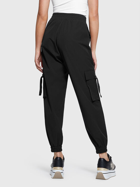 AURLIE cargo trousers in black - 2