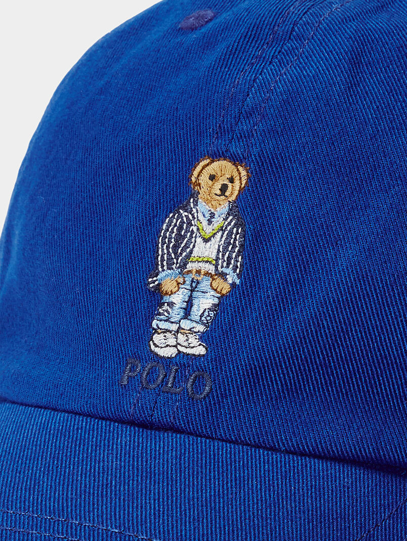 Baseball cap in blue color with Polo Bear accent - 3