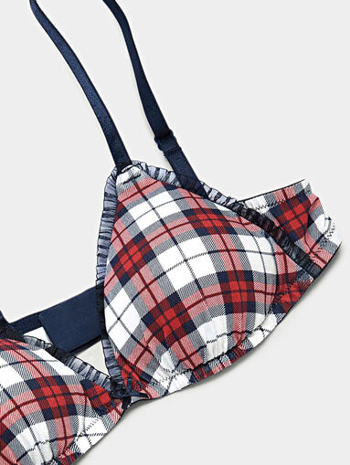 Padded triangle bra TARTAN - 5
