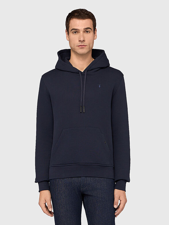 Cotton sweatshirt with logo - 1