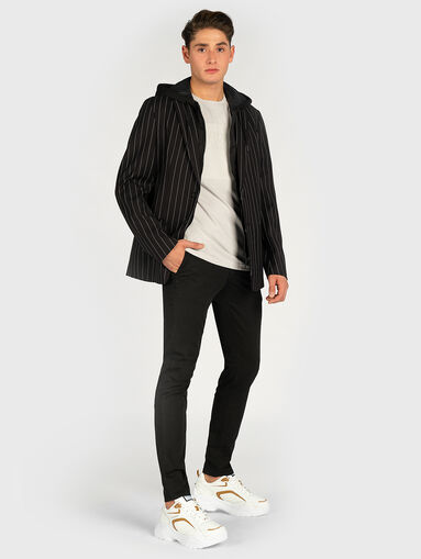 Blazer with removable vest with hood - 5