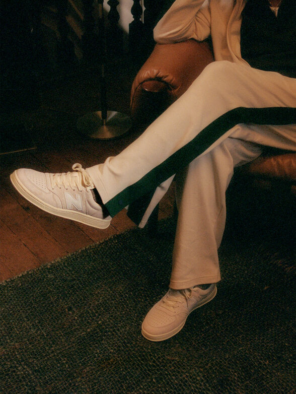 Leather and suede sneakers - 2