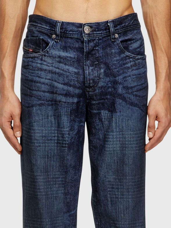 Regular fit blue jeans - 4