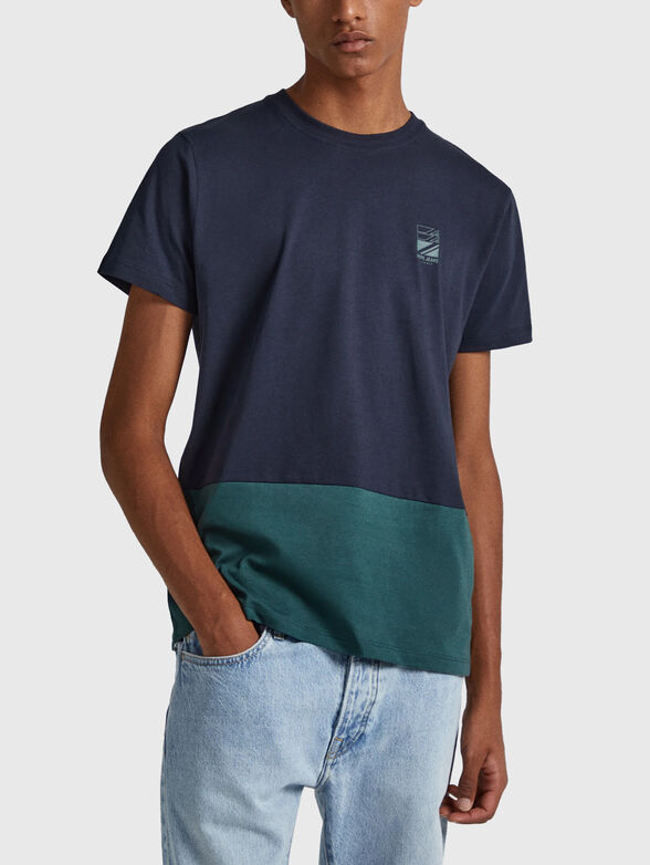 WALTER T-shirt with color-block effect - 1