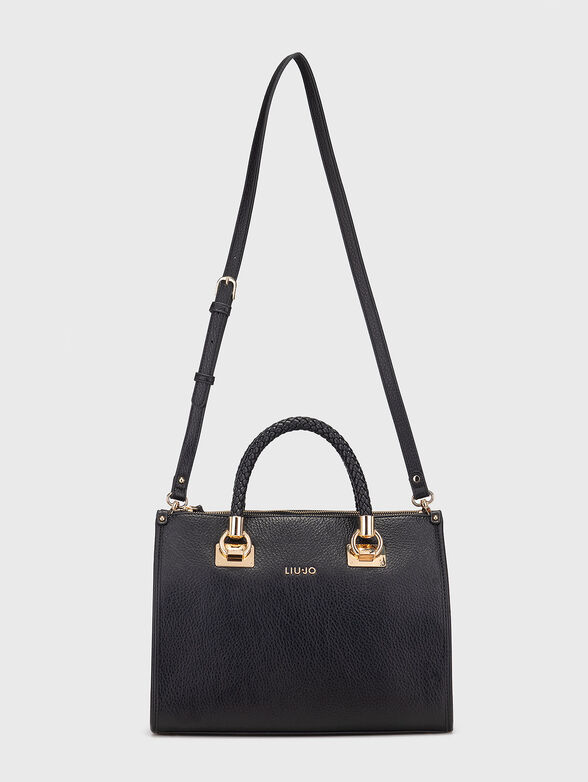 Big bag with zip and gold details - 2