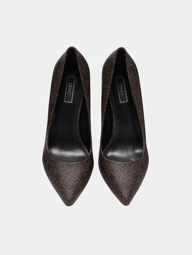 VICKIE Court shoes with logo print - 5