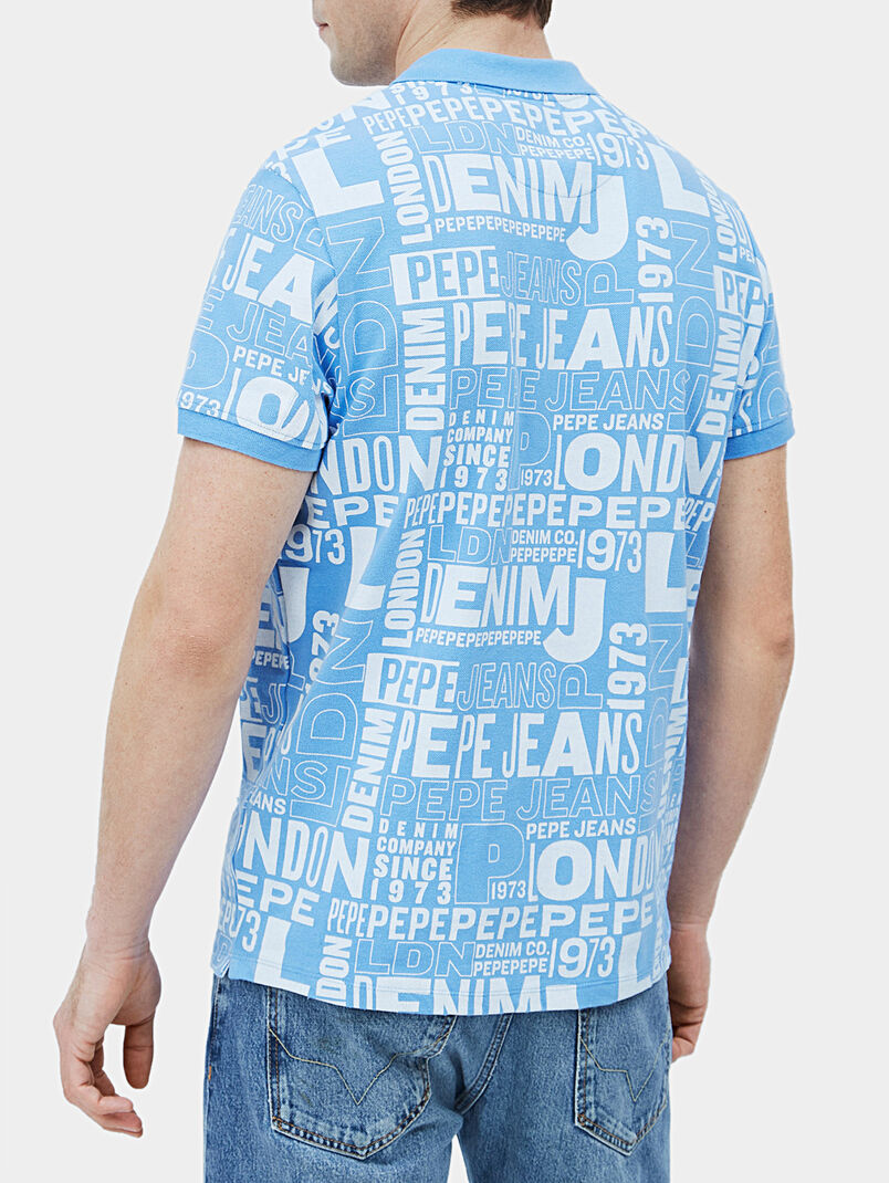 Polo-shirt with logo print - 3