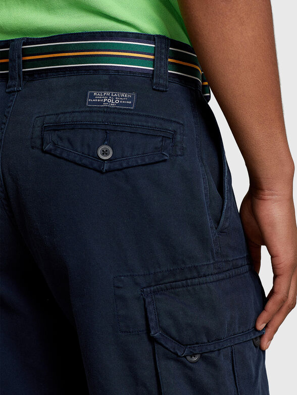 GELLAR blue cargo shorts - 3