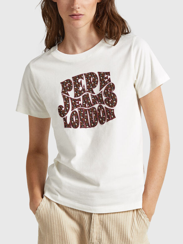 CLARITZA T-shirt with accent logo - 1