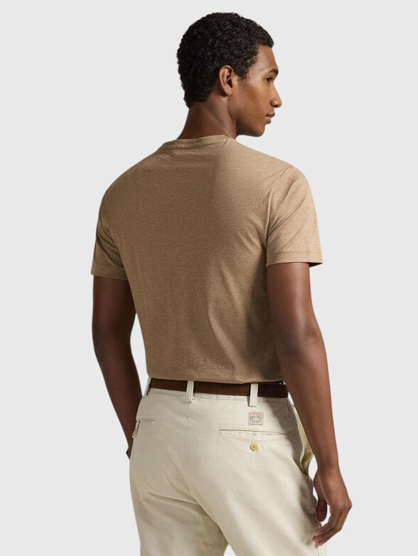 Cotton T-shirt with embroidered logo - 3