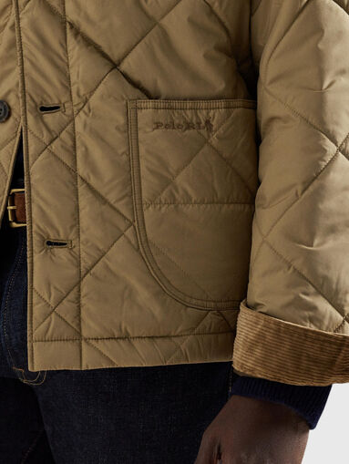 Quilted jacket with buttons - 5