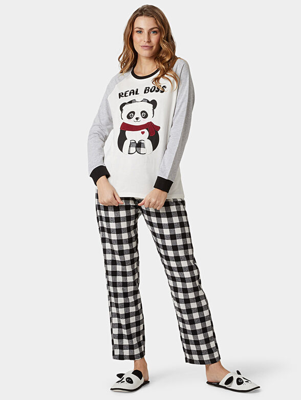 PANDA FAMILY pyjamas with print - 1