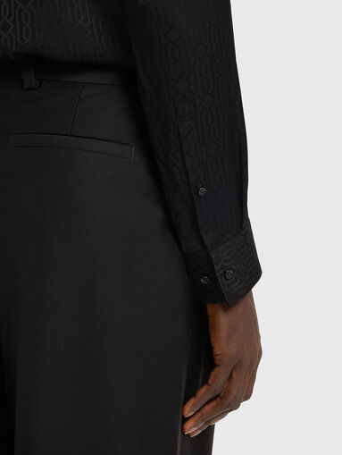 Slim fit jacquard shirt - 5