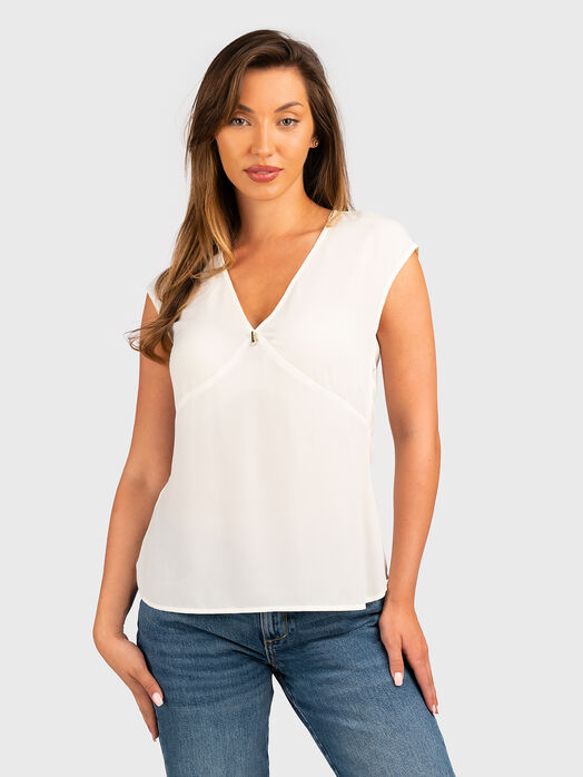 V-neck top