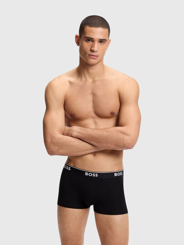 Set of three pairs of boxer shorts with a logo - 2