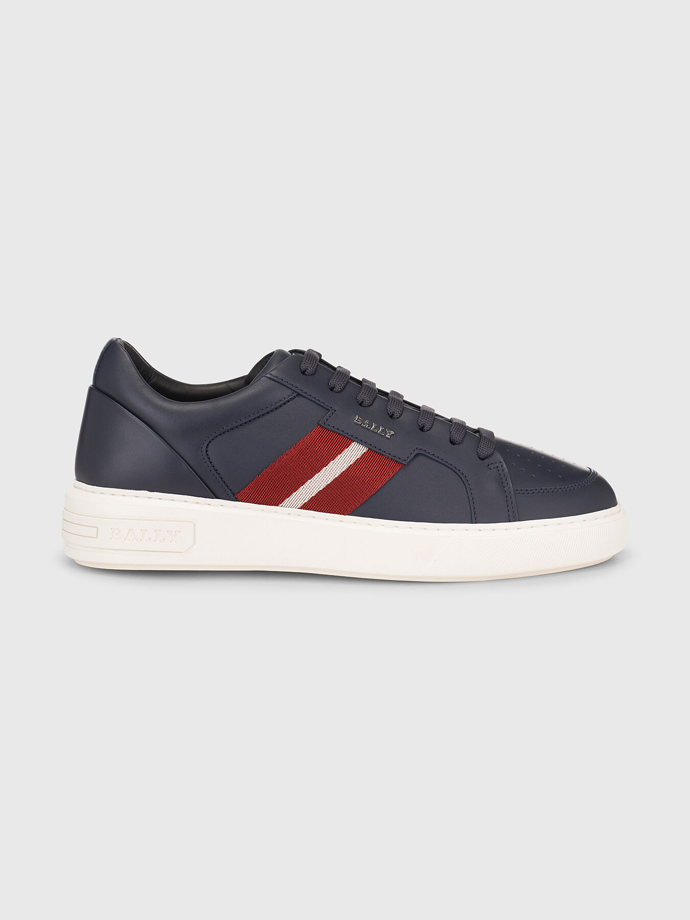 BALLY★メンズ ムーニースニーカー MOONY 07 Bally Mens Moony Sneaker - White Calf Plain - Size US 9 New