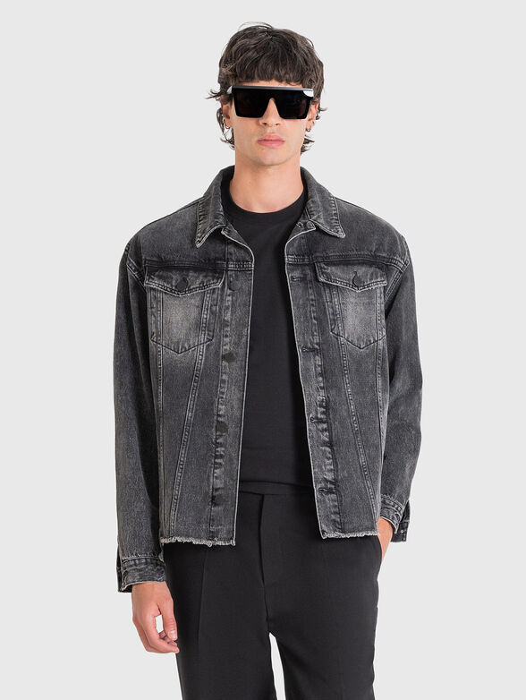 Denim jacket with washed effect - 3
