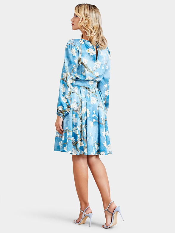 BLOSSOM satin dress - 2