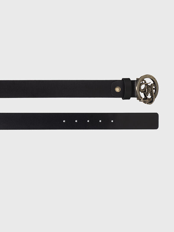 Belt with accent golden buckle - 2