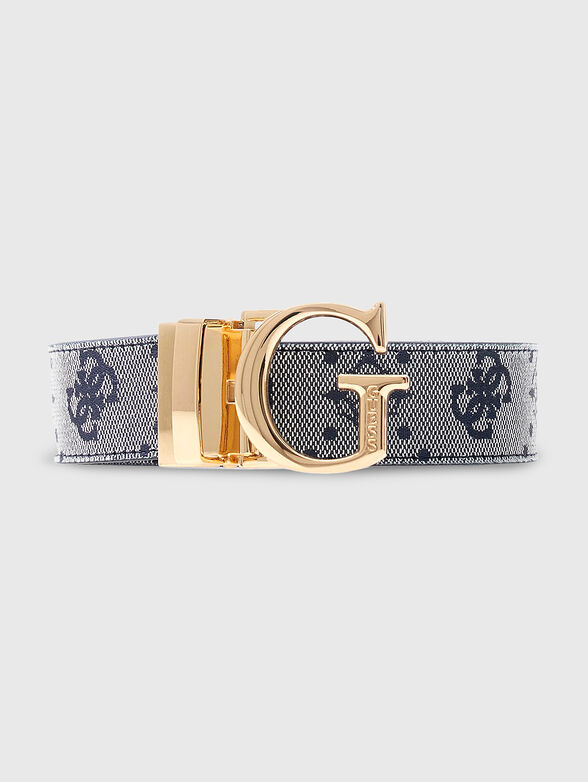 NEDA belt with logo buckle - 1