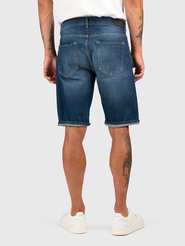 ARGON denim shorts with rips - 2