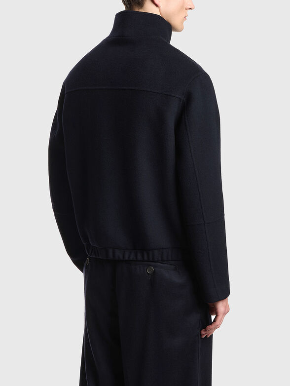 Wool jacket with removable lining - 3