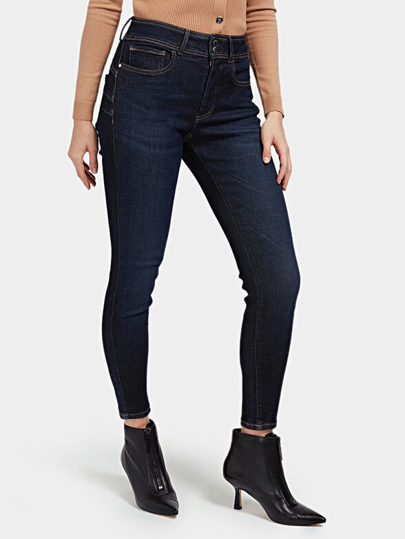 Skinny jeans in blue color - 1