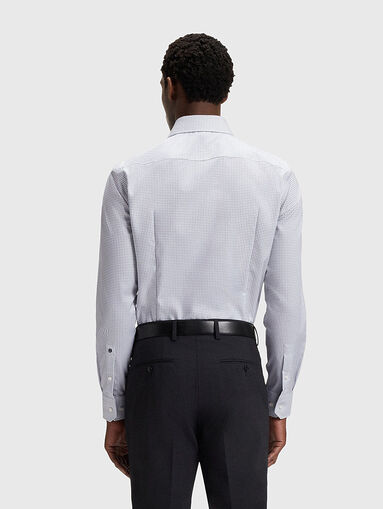 HANK slim shirt with micro print - 3