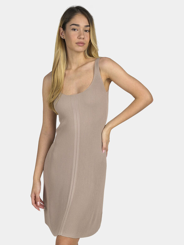 LUCILLE dress in beige color - 1