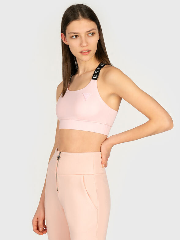 Sports bra in pink color - 1